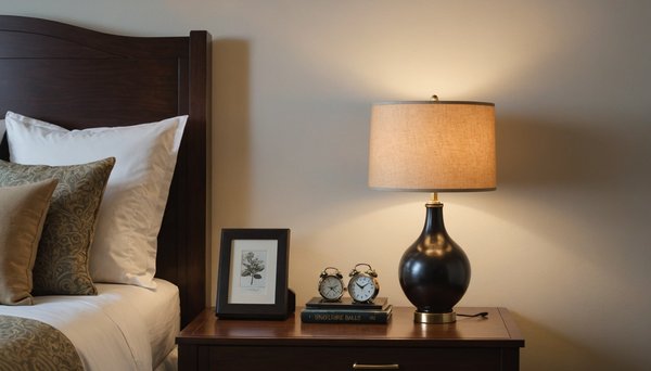 Incorporez une lampe de chevet moderne pour une atmosphère chaleureuse