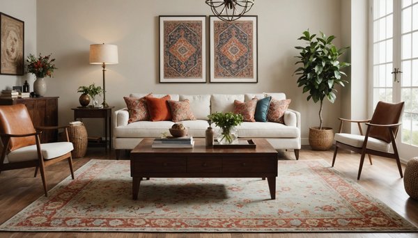 Top 5 tapis vintage pour un salon chic à petit prix